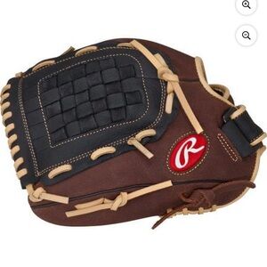 Rawlings RBG36BC 12.5 inch Baseball Glove Left Hand Throw Zero Shock Glove -USED